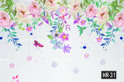 Tranh dán tường Hoa lá63 - Tranh tường chất lượng cao